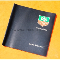 TAG HEUER Original Accessoire Vintage 90s livret notice montres vintage Monaco,Carrera,Link,Formula 1