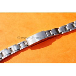 Tudor 7834 vintage bracelet 11mm neuf de stock ref 7834 fixages 370 maillons pliés acier montres dames