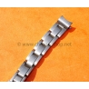 Tudor 7834 vintage bracelet 11mm neuf de stock ref 7834 fixages 370 maillons pliés acier montres dames
