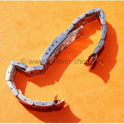 Tudor 7834 vintage bracelet 11mm neuf de stock ref 7834 fixages 370 maillons pliés acier montres dames