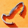 Tudor 7834 vintage bracelet 11mm neuf de stock ref 7834 fixages 370 maillons pliés acier montres dames