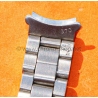 Tudor 7834 vintage bracelet 11mm neuf de stock ref 7834 fixages 370 maillons pliés acier montres dames