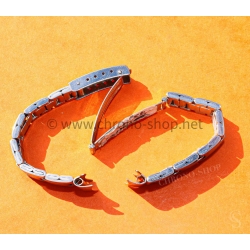 Tudor 7834 vintage bracelet 11mm neuf de stock ref 7834 fixages 370 maillons pliés acier montres dames