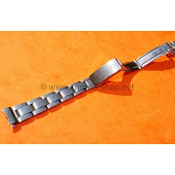 Tudor 7834 vintage bracelet 11mm neuf de stock ref 7834 fixages 370 maillons pliés acier montres dames