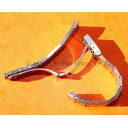 Cartier Santos Ronde Authentique bracelet 12mm or acier ref 01/93 neuf de stock montre vintage Cartier