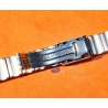 Cartier Santos Ronde Authentique bracelet 12mm or acier ref 01/93 neuf de stock montre vintage Cartier