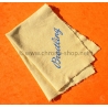 Breitling Vintage 70s Watch Cloth  Beige and blue Chamois Microfiber Soft Cleaning Fabric