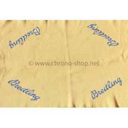 Breitling Vintage 70s Watch Cloth Beige and blue Chamois Microfiber Soft Cleaning Fabric