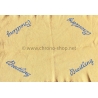 Breitling Vintage 70s Watch Cloth Beige and blue Chamois Microfiber Soft Cleaning Fabric