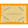 Breitling Vintage 70s Watch Cloth Beige and blue Chamois Microfiber Soft Cleaning Fabric