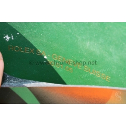 Rolex Exclusive Collectible Rolex Fir Green Card Holder paper documents watches guarantee, 11.5x 8cm, ref 30.01.05