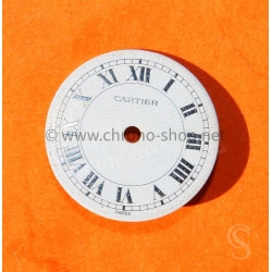 Cartier Vintage Santos Ronde Porcelain White eggshell effect romans numeral watch dial part Genuine ref 20370312 620