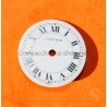 Cartier Vintage Santos Ronde Porcelain White eggshell effect romans numeral watch dial part Genuine ref 20370312 620