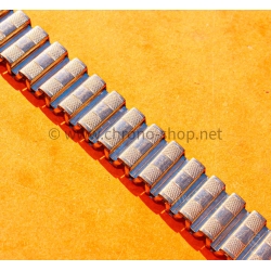 Bracelet montres vintage 70s Fixo-flex 18mm horlogerie Rare plaqué or rose extensible à ressorts