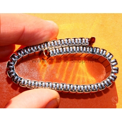 Bracelet montres vintage 70s Fixo-flex 18mm horlogerie Rare plaqué or rose extensible à ressorts
