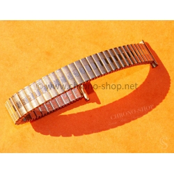 Vintage Watch bracelet Rose gold filled 18mm FixoFlex Rare Collectible 70's Stretch Watch Band Made in Germany