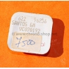 Cartier Santos Original Watch part New Crown VC070192 steel with blue cabochon sealed box