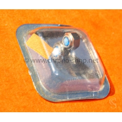 Cartier Santos Original Watch part New Crown VC070192 steel with blue cabochon sealed box