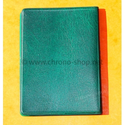Rolex 100.00.41 Rare Original 70's Vintage Green Grain Leather Plastic Billfold Wallet Vintage Watches 5513,1680,1675,1019,1016
