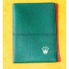 Rolex 100.00.41 Rare Original 70's Vintage Green Grain Leather Plastic Billfold Wallet Vintage Watches 5513,1680,1675,1019,1016