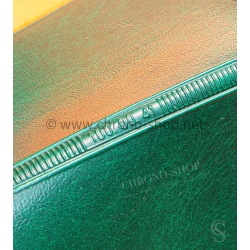 Rolex 100.00.41 Rare Original 70's Vintage Green Grain Leather Plastic Billfold Wallet Vintage Watches 5513,1680,1675,1019,1016