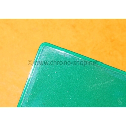 Rolex 100.00.41 Rare Original 70's Vintage Green Grain Leather Plastic Billfold Wallet Vintage Watches 5513,1680,1675,1019,1016