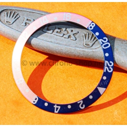 ROLEX MONTRES GMT MASTER 16700,16710,16760 PEPSI 90's FADED ROUGE BLEU INSERT GRADUE SERIFS FAT FONT 24H LUNETTE