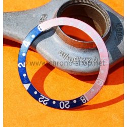 ROLEX MONTRES GMT MASTER 16700,16710,16760 PEPSI 90's FADED ROUGE BLEU INSERT GRADUE SERIFS FAT FONT 24H LUNETTE