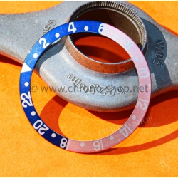 Rolex GMT Master watch Faded Serifs PEPSI Blue Faded Pink tons 16700,16710,16760 Bezel 24H Insert Part