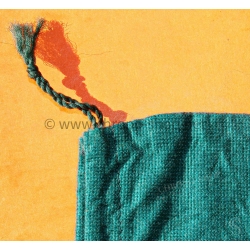Rolex authentique ancien étui pochette sac tissu couleur vert vintage