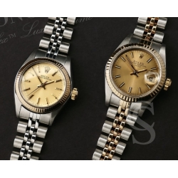 Rolex aiguilles or jaune luminova minutes et heures occasion montres dames Rolex 6719 calibre 2035,2030