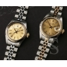 Rolex aiguilles or jaune luminova minutes et heures occasion montres dames Rolex 6719 calibre 2035,2030