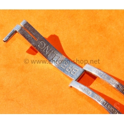 Breitling Original Fermoir déployant acier 20mm pour bracelet pilote 22/24mm à restaurer