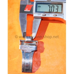 Breitling Original Fermoir déployant acier 20mm pour bracelet pilote 22/24mm à restaurer