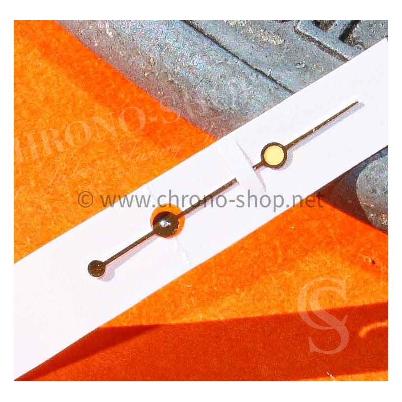 Rolex Rare 80's Watch part tritium seconds hand yellow cream patina Submariner Date 16800,168000 calibre 3035