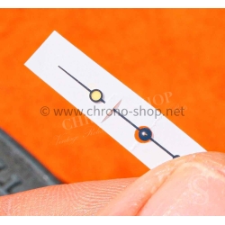 Rolex Rare 80's Watch part tritium seconds hand yellow cream patina Submariner Date 16800,168000 calibre 3035
