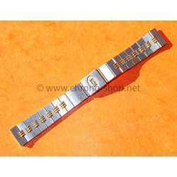 Cartier Santos Godron 2961,2966 Authentique bracelet bitons 16mm or acier ref 02/93 neuf de stock montre vintage Cartier