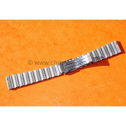 Cartier Santos Godron 2961,2966 Original bracelet bitons 16mm or acier ref 02/93 neuf de stock montre vintage Cartier