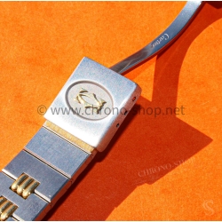 Cartier Santos Godron 2961,2966 Original bracelet bitons 16mm or acier ref 02/93 neuf de stock montre vintage Cartier