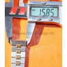 Cartier Santos Godron 2961,2966 Original bracelet bitons 16mm or acier ref 02/93 neuf de stock montre vintage Cartier