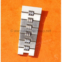 Cartier Santos Godron Original partie brin de bracelet acier 18mm ref 11/91 neuf de stock montre vintage Cartier