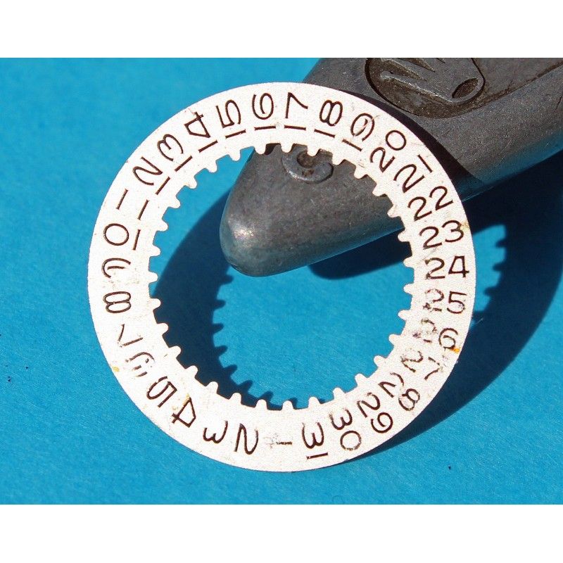 Rolex white disc 1655, 1680, 1665, 1675, Silver Date Disc Indicator cal 1570, 1575 Submariner, Sea-dweller GMT MASTER, Explorer