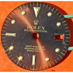 Glossy 70's Vintage Original Rolex Mens 18K/SS GMT-MASTER Brown Nipple Marker Dial 1675, 1675/3, 1675/8