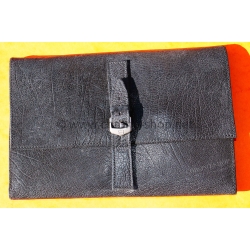 Tag Heuer Pochette rangement documents cuir noir montres de plongée Tag Heuer Super Professional 840.006