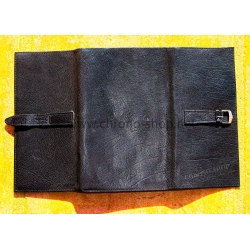 Tag Heuer Pochette rangement documents cuir noir montres de plongée Tag Heuer Super Professional 840.006