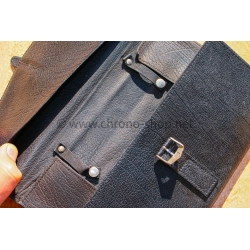 Tag Heuer Super Professional 840.006 Vintage Original Toolkit black leather pouch for tools rare for diver kit