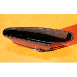 Tag Heuer Super Professional 840.006 Vintage Original Toolkit black leather pouch for tools rare for diver kit