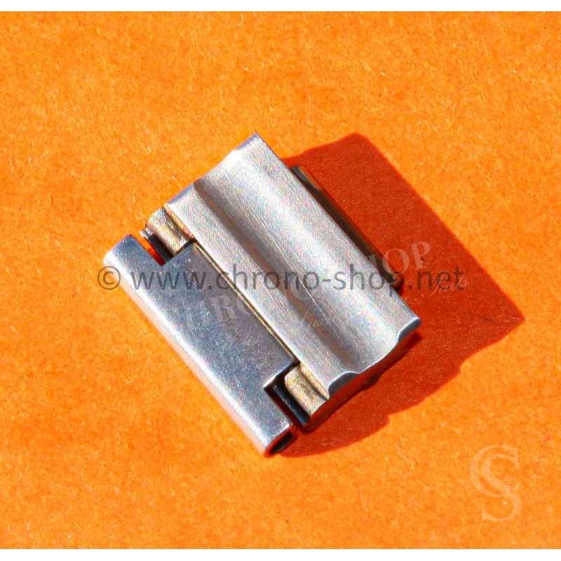 Genuine Cartier Santos Galbee Godron Bracelet Vintage Brushed Steel Link 13,60 mm