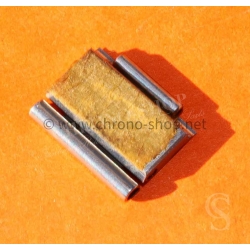 Genuine Cartier Santos Galbee Godron Bracelet Vintage Brushed Steel Link 13,60 mm