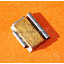 Genuine Cartier Santos Galbee Godron Bracelet Vintage Brushed Steel Link 13,60 mm